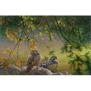  Robert Bateman   On the Pond Wood Ducks