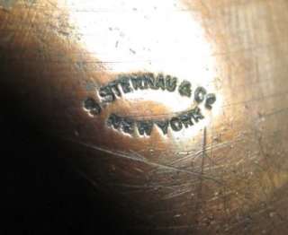   Sternau & Co ARTS & CRAFTS Copper Pierced Handled Bowl New York Maker