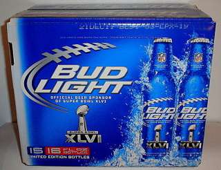   Aluminum bottle (Case) SUPER BOWL XLVI Feb 5, 2012 Limited Edition