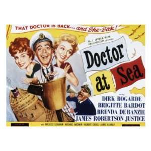  Doctor at Sea, Brigitte Bardot, Dirk Bogarde, Brenda De 