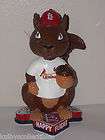 HAPPY FLIGHT St Louis Cardinals Bobble Head Squirrel Mascot Champs 