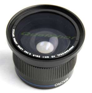 58MM Wide Angle .40x Fisheye Lens for Canon GL1,GL2,XM2  