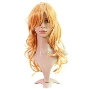  6sense Charming Long Wavy Costume Wig Gold Hair Beauty