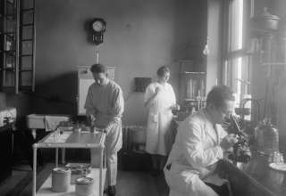 early 1900s photo EMERGENCY HOSPITAL. INTERIOR  