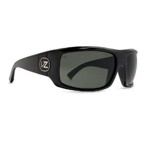  VON ZIPPER Clutch Sunglasses Black Gloss/Grey Meloptics 