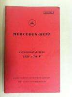 Mercedes Type 170 V Manual in German  