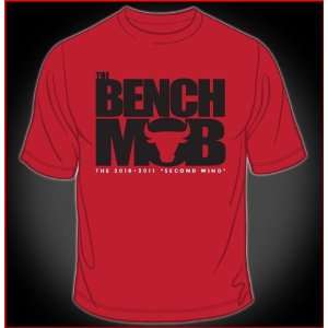  The Bench Mob T Shirt   NBA Chicago Bulls   Red Large 