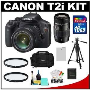   Tamron 70 300mm Lens + 16GB Card + Battery + Canon 2400 DSLR Gadget