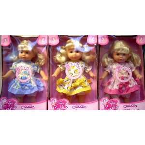   12 Baby Girl Doll in Printed Sundress Adorned With Bows Toys & Games