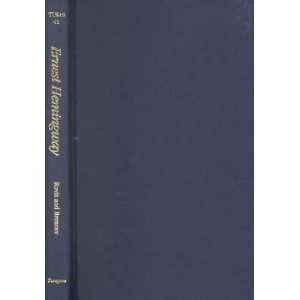  Ernest Hemingway Earl H./ Brenner, Gerry Rovit Books