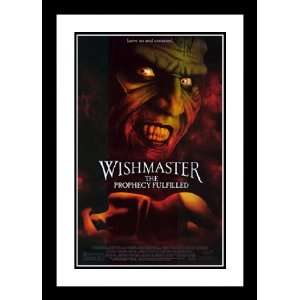  Wishmaster 4 The Prophecy 20x26 Framed and Double Matted 