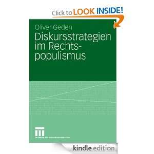 Diskursstrategien im Rechtspopulismus: Freiheitliche Partei 