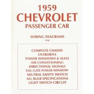  1959 CHEVROLET Wiring Diagrams Schematics Automotive