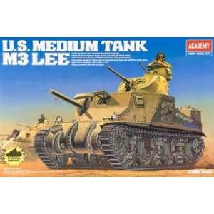  Academy   1/35 M3 Lee Bolted Hull Tank (Plastic Model 