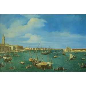   inch Handpaint Oil Painting Italy Venice Ocean Gondola: Home & Kitchen