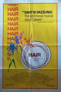Hair 27x41 Original Style B4 Movie Poster 1979 Treat Williams John 