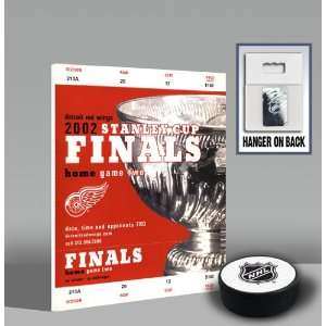   2002 Stanley Cup Mini Mega Ticket  Detroit Red Wings