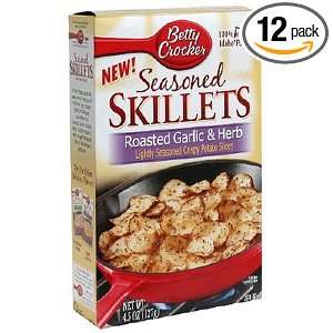 Betty Crocker Potatoes, Roasted Garlic & Herb, 4.5 Ounce Boxes (Pack 