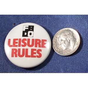 Ferris Buellers Day Off Vintage Movie Button