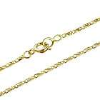 NECKLACE 2mm 23 1/4 18k yellow gold filled GF new gift sale 24k 9k 