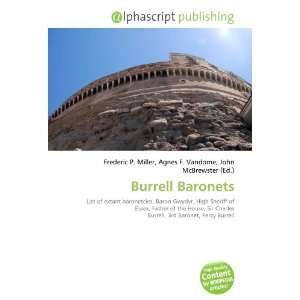  Burrell Baronets (9786133845367) Books