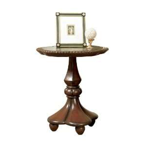    Powell Antique Shoppe Scalloped Accent Table: Home & Kitchen