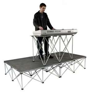  Road Ready RRKEYPAK16 Carpeted Keyboard Platform Musical 