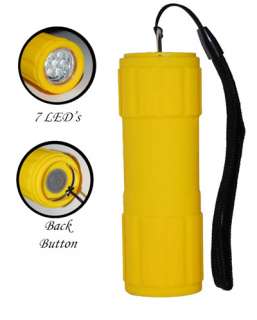 You are buying a brand new 7 LED waterproof, shock resistant 