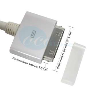 30 PIN Dock Extender Cable Extension for iPhone iPod  