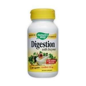  Natures Way Digestion with Enzymes 100 Caps: Health 
