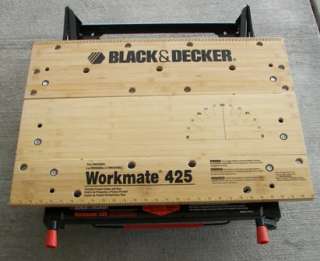 NEW! BLACK & DECKER WorkMate 425 Portable WorkCenter + Vice Clamp 