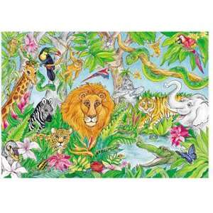  Jungle Eyes Glow in the Dark 100 pc. Puzzle: Toys & Games