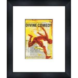  DIVINE COMEDY UK Tour 2001   Custom Framed Original Ad 