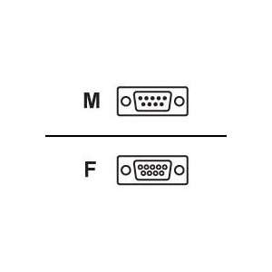  25ft DB9 M/F Straight Thru Ext Cable Electronics