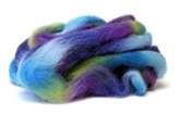 100% Wool Roving   Northern Lights Violets 1/2 lb  