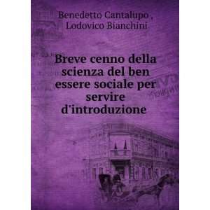   introduzione . Lodovico Bianchini Benedetto Cantalupo  Books