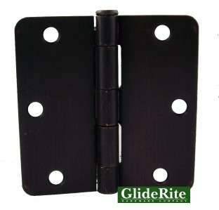 Oil Rubbed Bronze Door Hinge 1/4 Radius 3514 ORB 3 1/2  