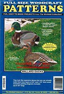 Mallard Ducks Yard Art Woodworking Pattern 788738005541  