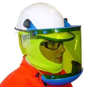 ARC Flash Protection Shield Kit w/ Hard Hat and Clip Head Gear (10 cal 