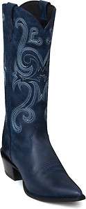 DURANGO Crush JEALOUSY13 Navy Blue RD3596 Leather Western Cowgirl 