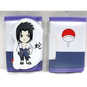  NARUTO Sasuke Uchiha Shippuden Purple Wallet Toys 