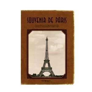  Paris Blank Notebook   Brown (L)