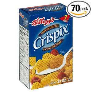 Kelloggs Crispix Cereal Individuals, 0.81 Ounce Boxes (Pack of 70)