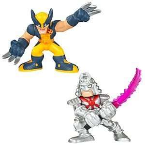   Super Hero Squad    Wolverine and Silver Samurai Action Figures: Toys