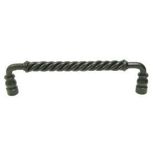  : Top Knobs M674 Normandy Twisted Bar Handle Steel: Home Improvement