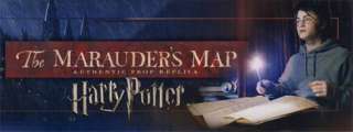 Harry Potter Parchment Marauders Marauders Map   Noble  
