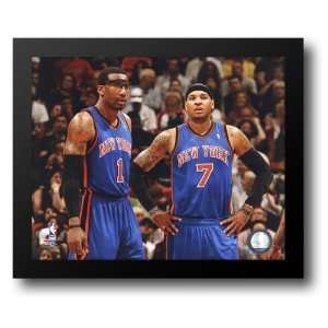  Carmelo Anthony & Amare Stoudemire 2010 11 Action 12x14 