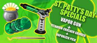 St. Patricks Day Special Vapor Gun Vaporizer Titanium Crusher Grinder 