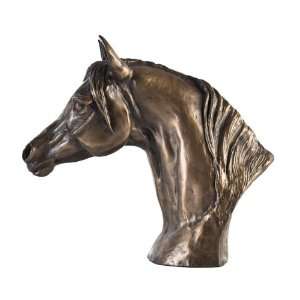  Bronze Horse Arab Stallion Banir Signed Harriet Glen 