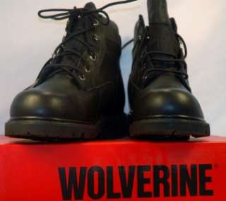 Wolverine Mens Bronco 6 Gore Tex Leather Boot Black  